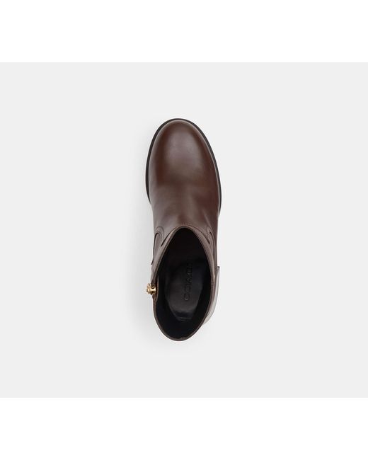 COACH Black Block Heel Boot