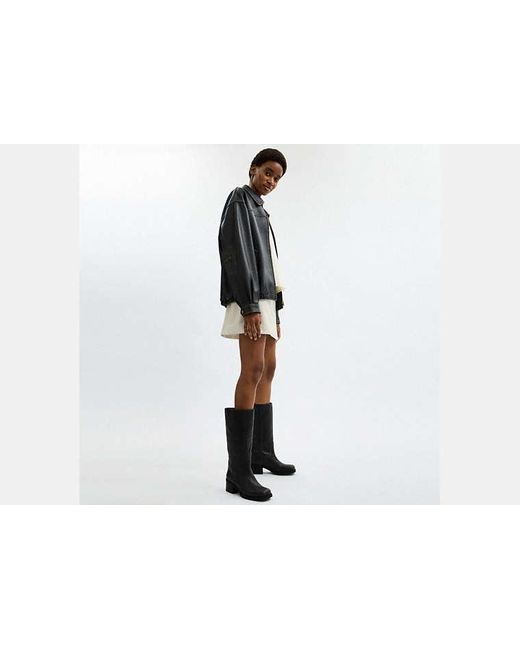 COACH Black Hohe Stiefel Für Frauen