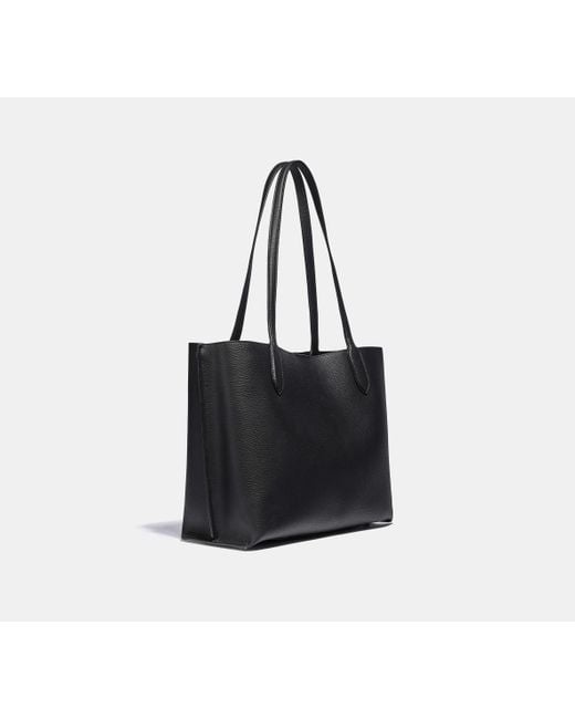 COACH Black Willow Tote Bag