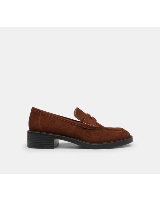 COACH Multicolor Square Toe Loafer