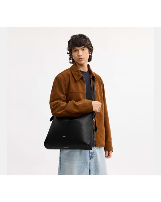 COACH Black Mott Messenger Bag 38 for men