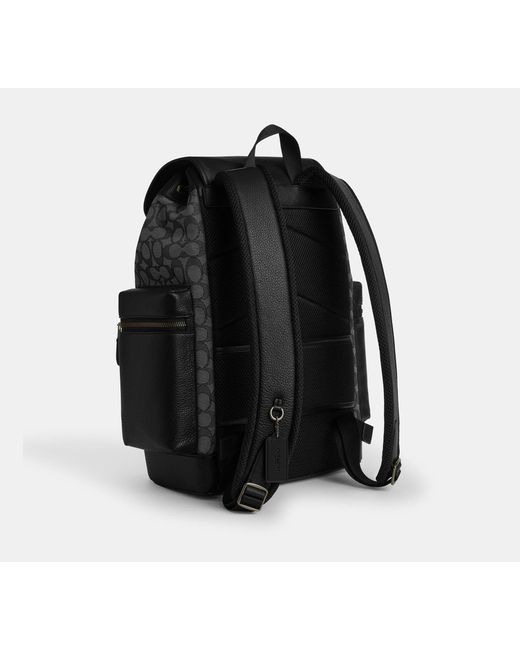 COACH Black Sprint Backpack for men