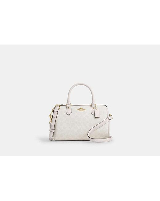 COACH Black Rowan Satchel Bag