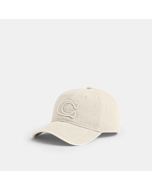 COACH White Baseball Hat