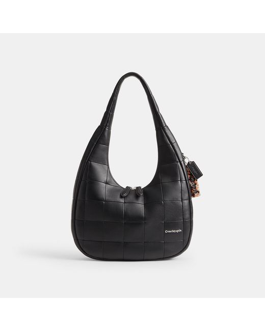 Coachtopia Black Alter/Ego Crescent Shoulder Bag