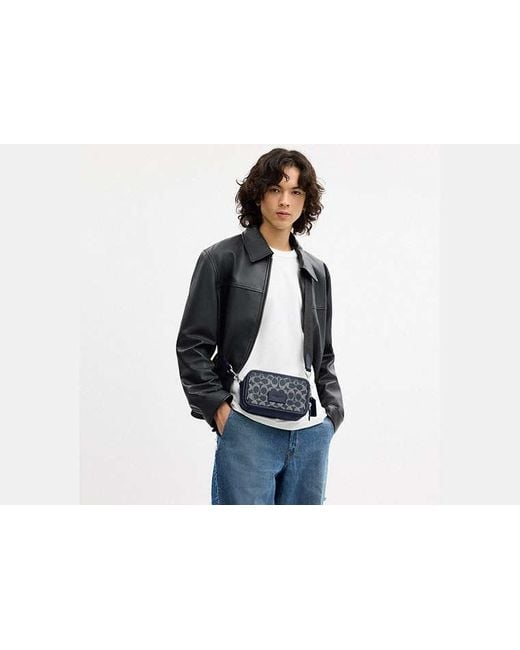 COACH Black Wyatt Crossbody Bag for men