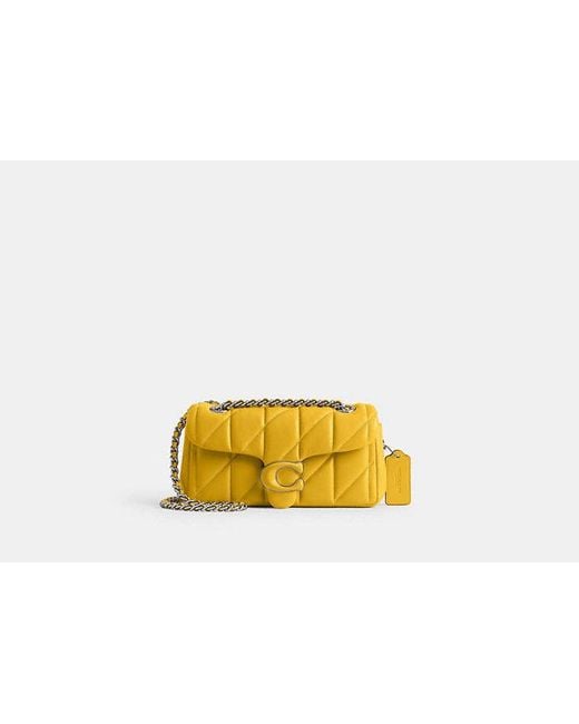 COACH Yellow Tabby Shoulder Bag 20