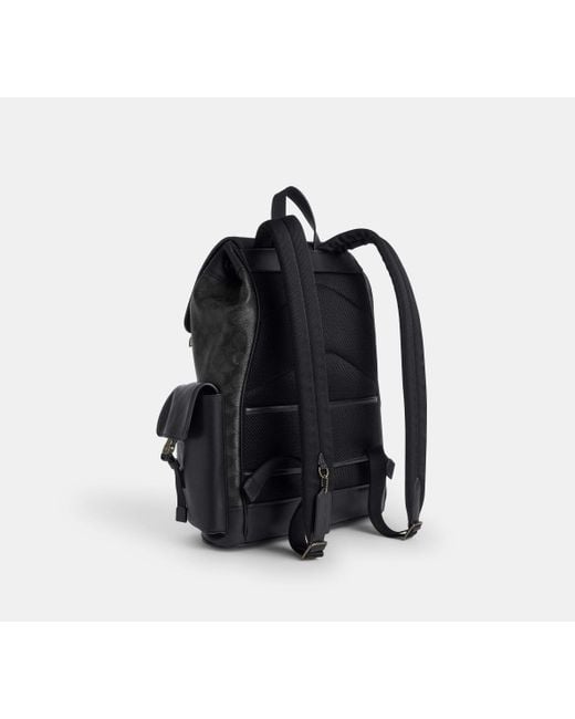 COACH Clark Rucksack Aus Signature Canvas in Black für Herren
