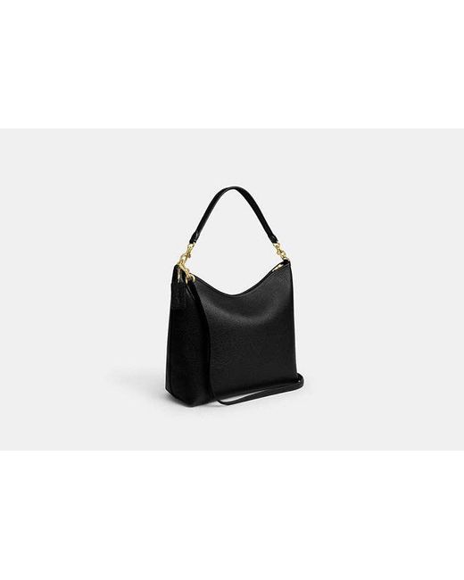 Grand Sac À Porté-Épaule Laurel COACH en coloris Black