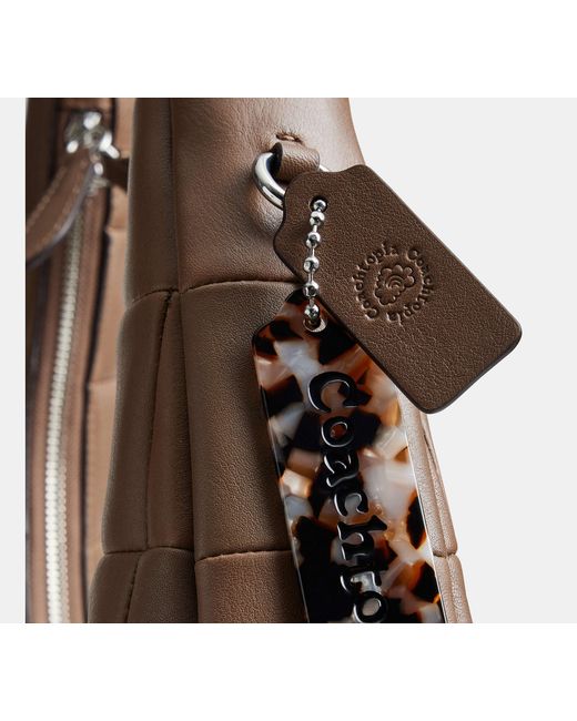 COACH Black Alter/Ego Large Crescent Shoulder Bag