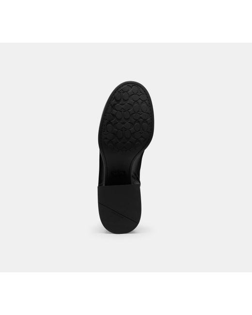 COACH Black Block Heel Boot