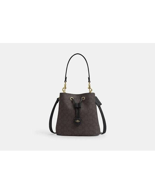 Borsa A Secchiello Rowan di COACH in Black