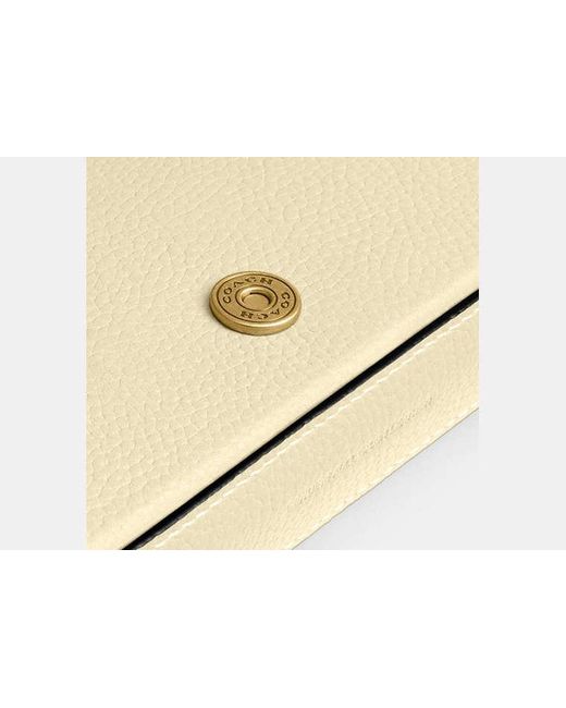 COACH Black Mila Crossbody Bag With Signature Canvas