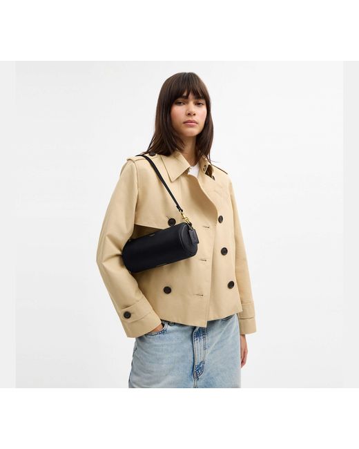 COACH Black Barrel Bag
