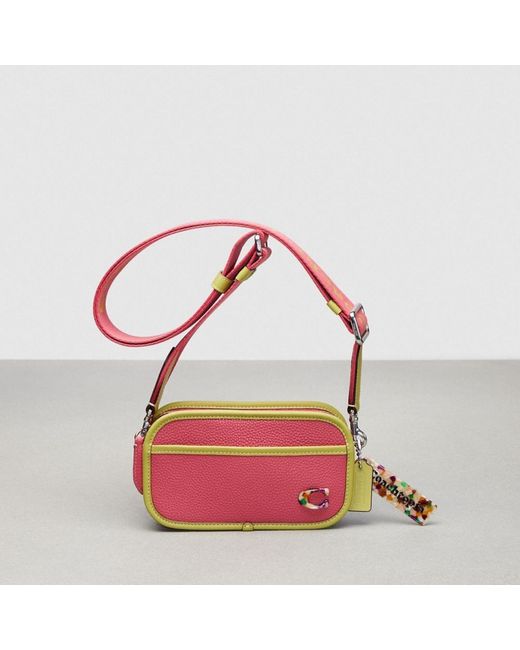 COACH Crossbody Belt Bag In Topia Leather in Red Lyst Canada