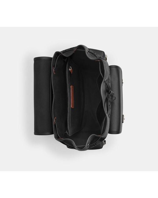 COACH Black Sprint Backpack for men