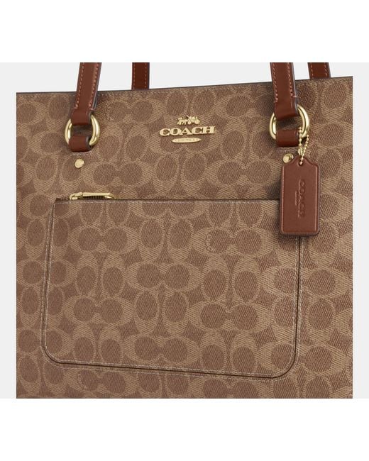 COACH Black Station Tote Bag