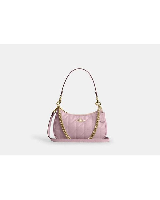 COACH Black Teri Shoulder Bag With Quilting