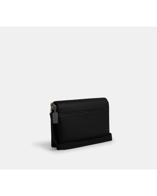 COACH Black Caleb Messenger Bag for men