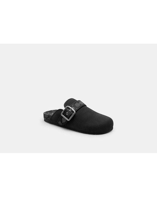 COACH Black Ashton Clog
