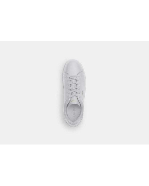 COACH White High Line Sneakers Shoes 9 D for men