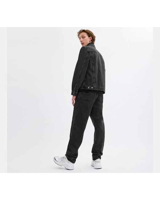 COACH Black Taper Jeans for men