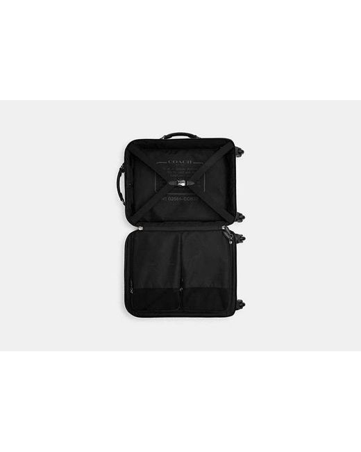 COACH Black Wheeled Carry On for men