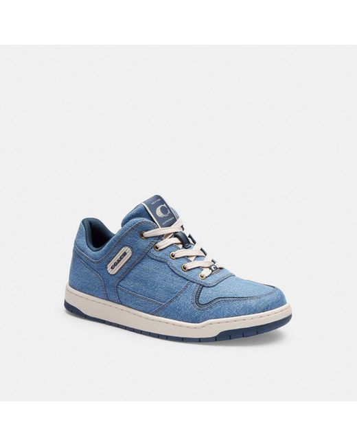 COACH Blue C201 Low Top Sneaker