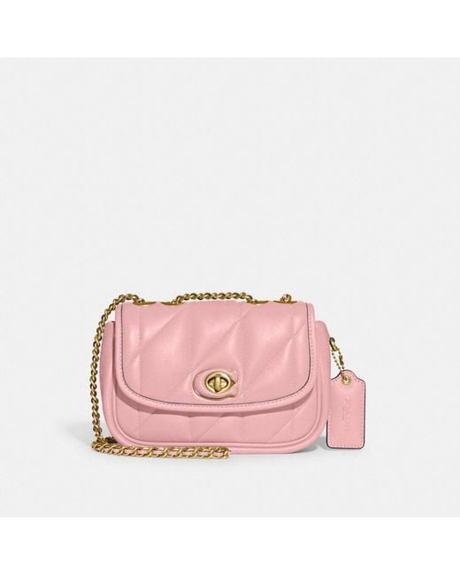 COACH Pillow Madison Shoulder Bag 18 With Quilting in Pink Lyst