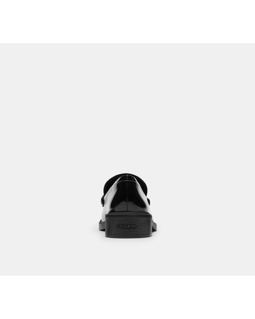 COACH Black Pennyloafer