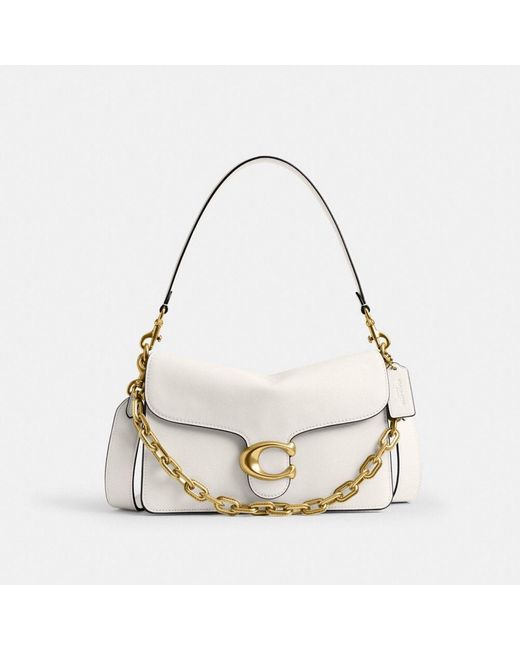 COACH Natural Chain Tabby Bag