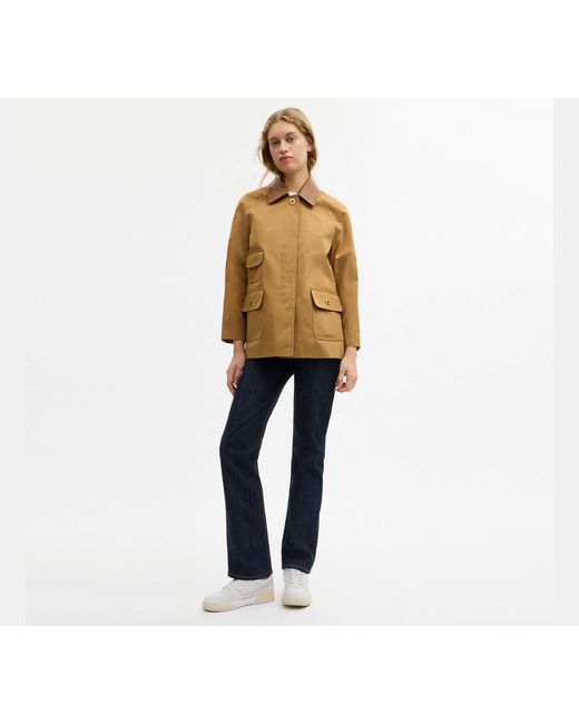 COACH Black Turnlock Swing Coat