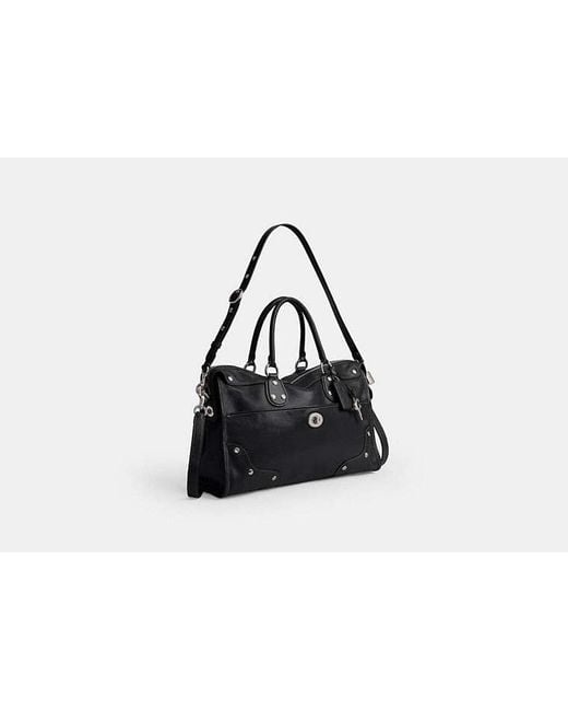 COACH Black Rhyder Satchel Bag 38