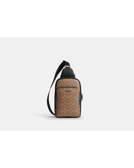 COACH Black Ethan Pack for men
