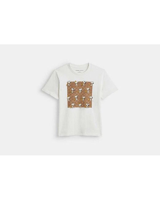 Maglietta X Peanuts di COACH in Black