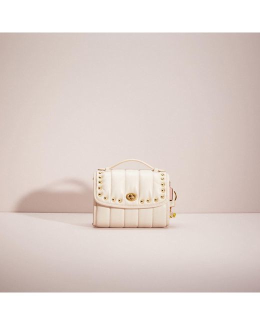 COACH Leather Upcrafted Kip Turnlock Crossbody With Quilting Lyst