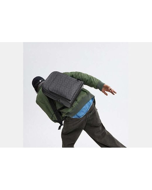 COACH Black Gotham Backpack for men