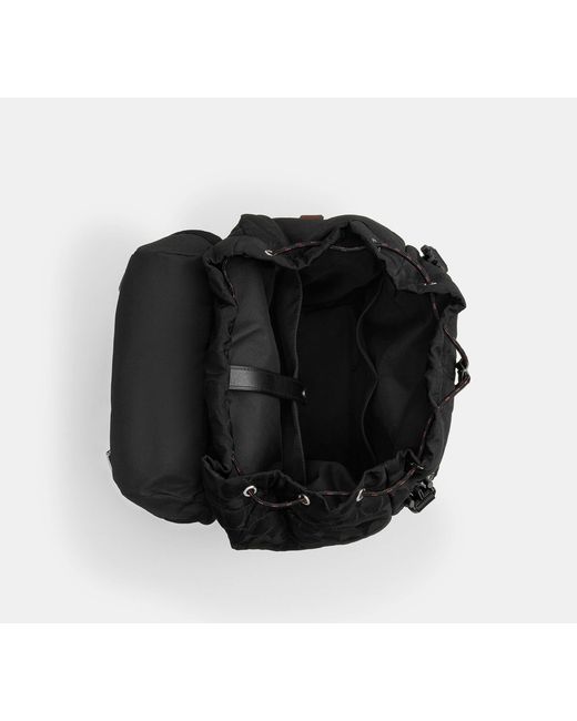 COACH Black Logan Backpack for men