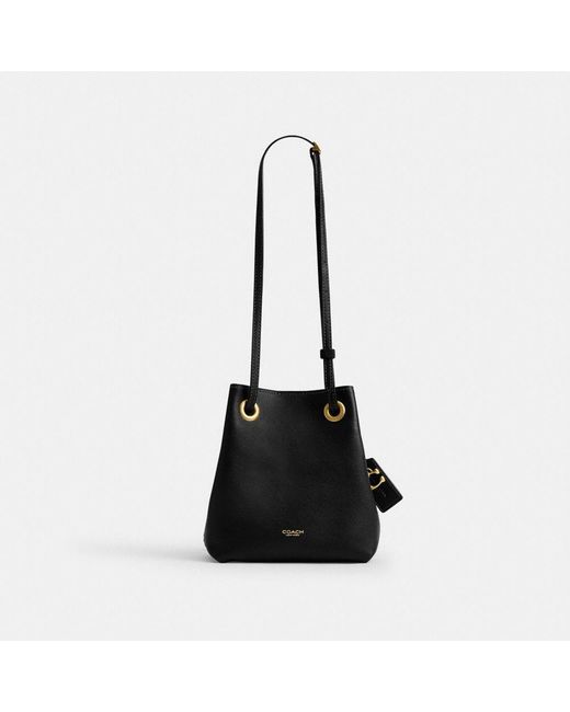 COACH Black Jade Drawstring Bag