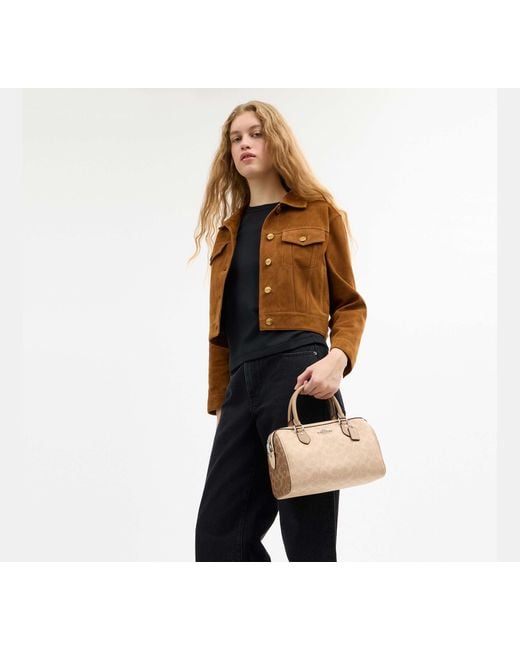Borsa A Secchiello Rowan di COACH in Black