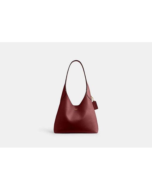 COACH Red Brooklyn Shoulder Bag 28