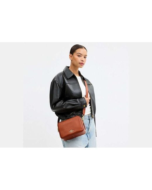 COACH Black Carey Crossbody Bag