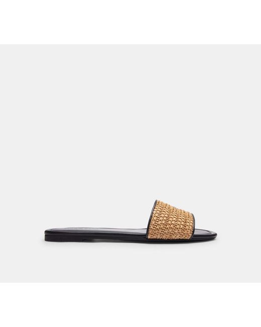 COACH Black Slide Sandal