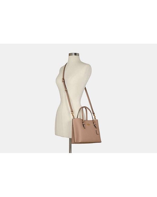 COACH Brown Mollie Tote Bag 25