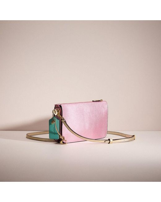 COACH Pink Upcrafted Noa Pop Up Messenger In Colorblock