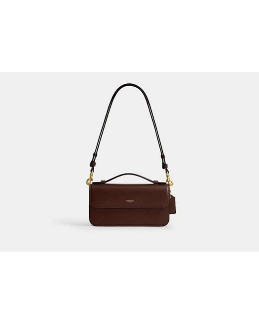 COACH Black New York Elora Top Handle Crossbody Bag