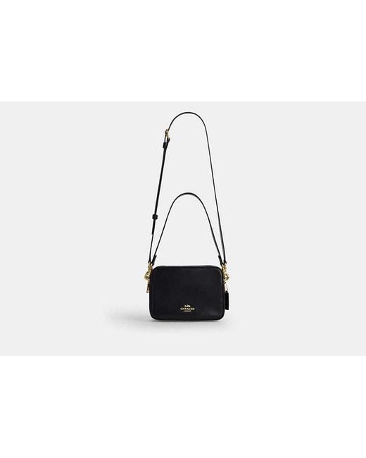 COACH Black Carey Crossbody Bag