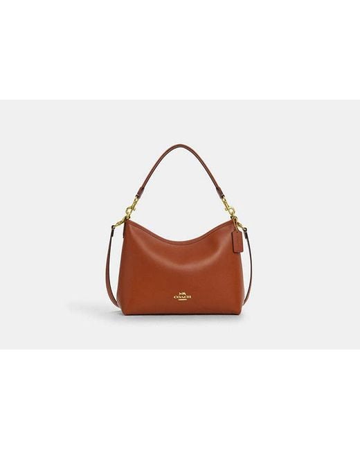 COACH Brown Laurel Shoulder Bag