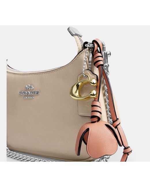 COACH Black Teri Mini Crossbody Bag With Charms