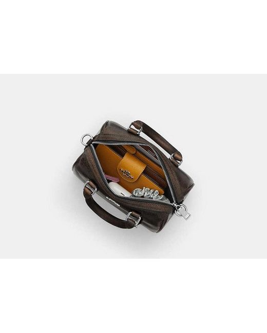 COACH Black Mini Rowan Crossbody Bag